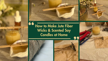How to make jute fiber wick at home