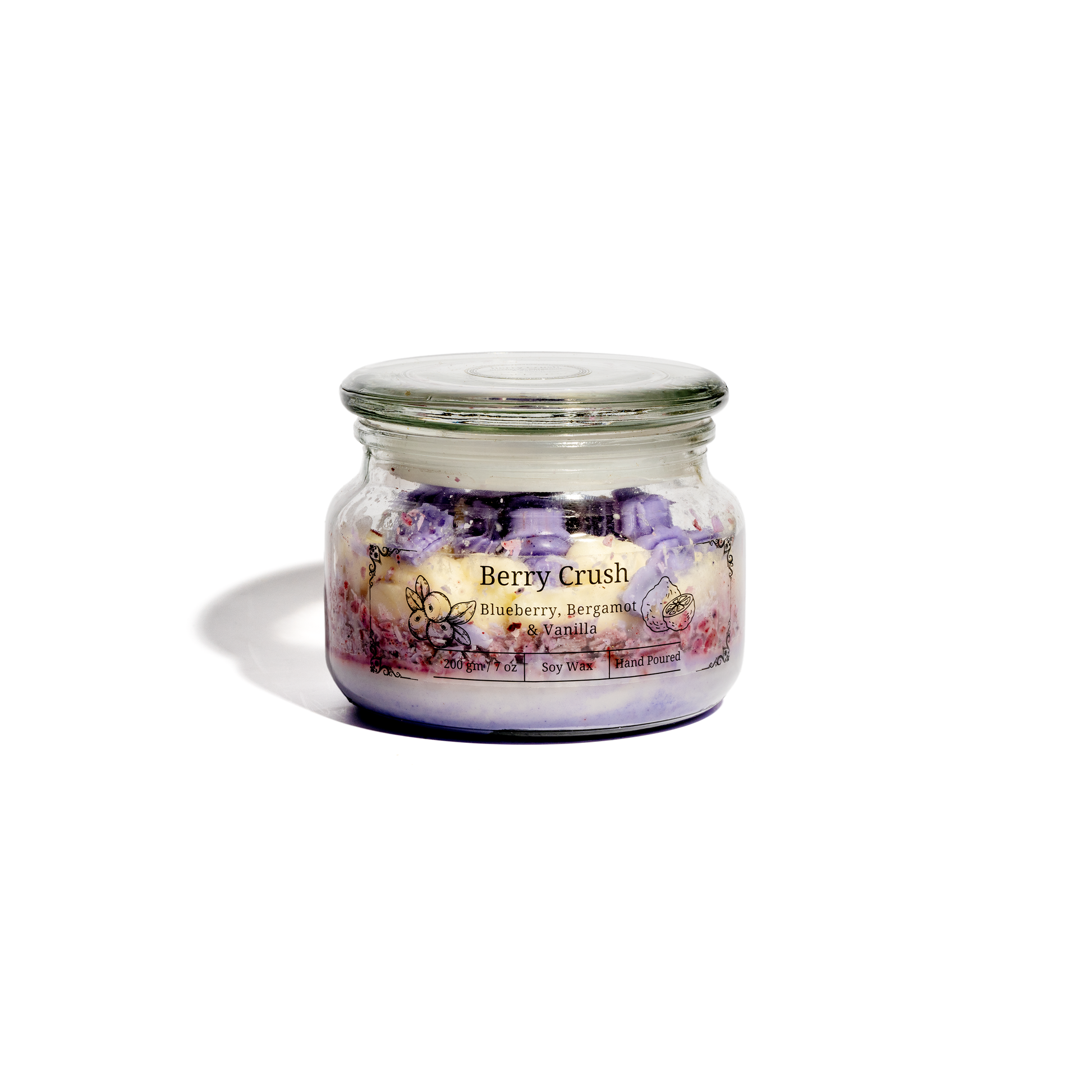 berry crush scented candle eco friendly