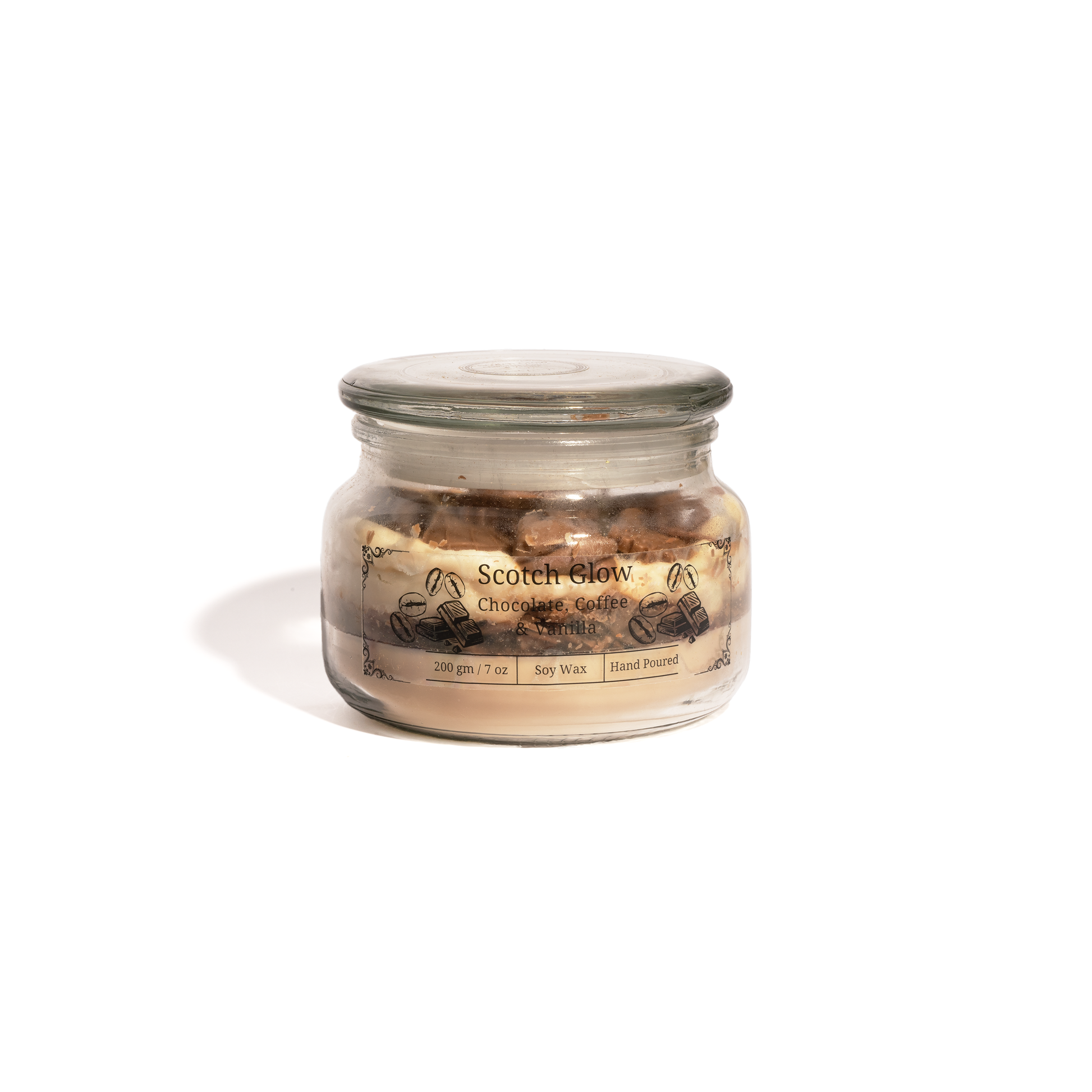 chocolate scented candle