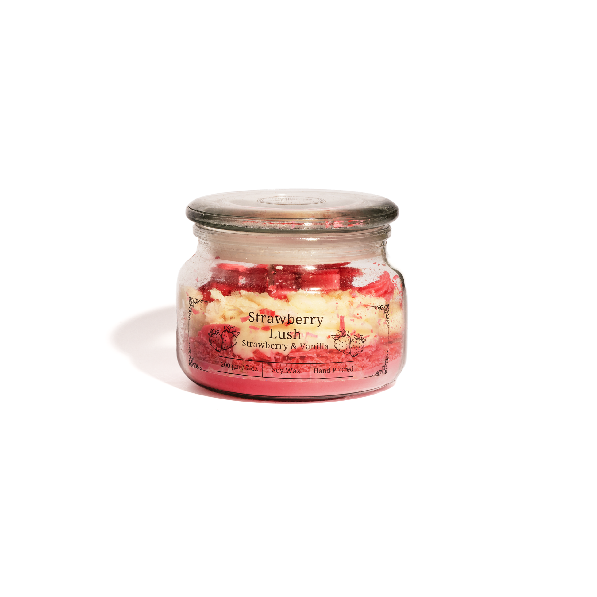 strawberry scented candle jades essence