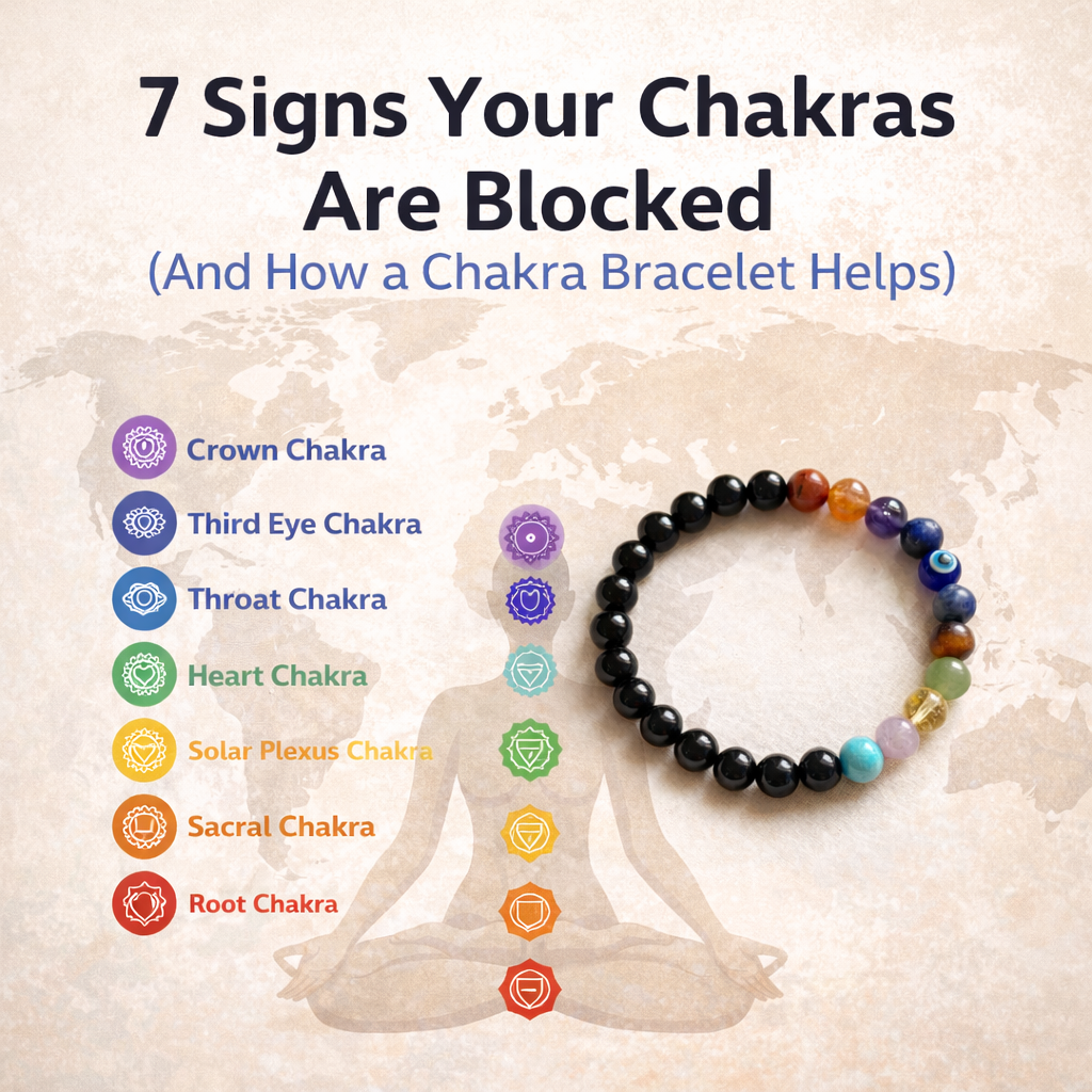 7 Signs Your Chakras Are Blocked (And How a Chakra Bracelet Helps)