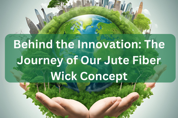 Explore the story of how Jade’s Essence created sustainable jute fiber wick candles, blending luxury with eco-consciousness for a global audience