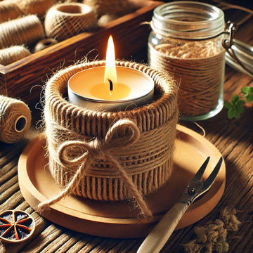 Reinventing the Wheel Embracing All-Natural Jute Fiber as a Candle Wick