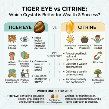 Tiger Eye vs Citrine: Which Crystal is Better for Wealth & Success?
