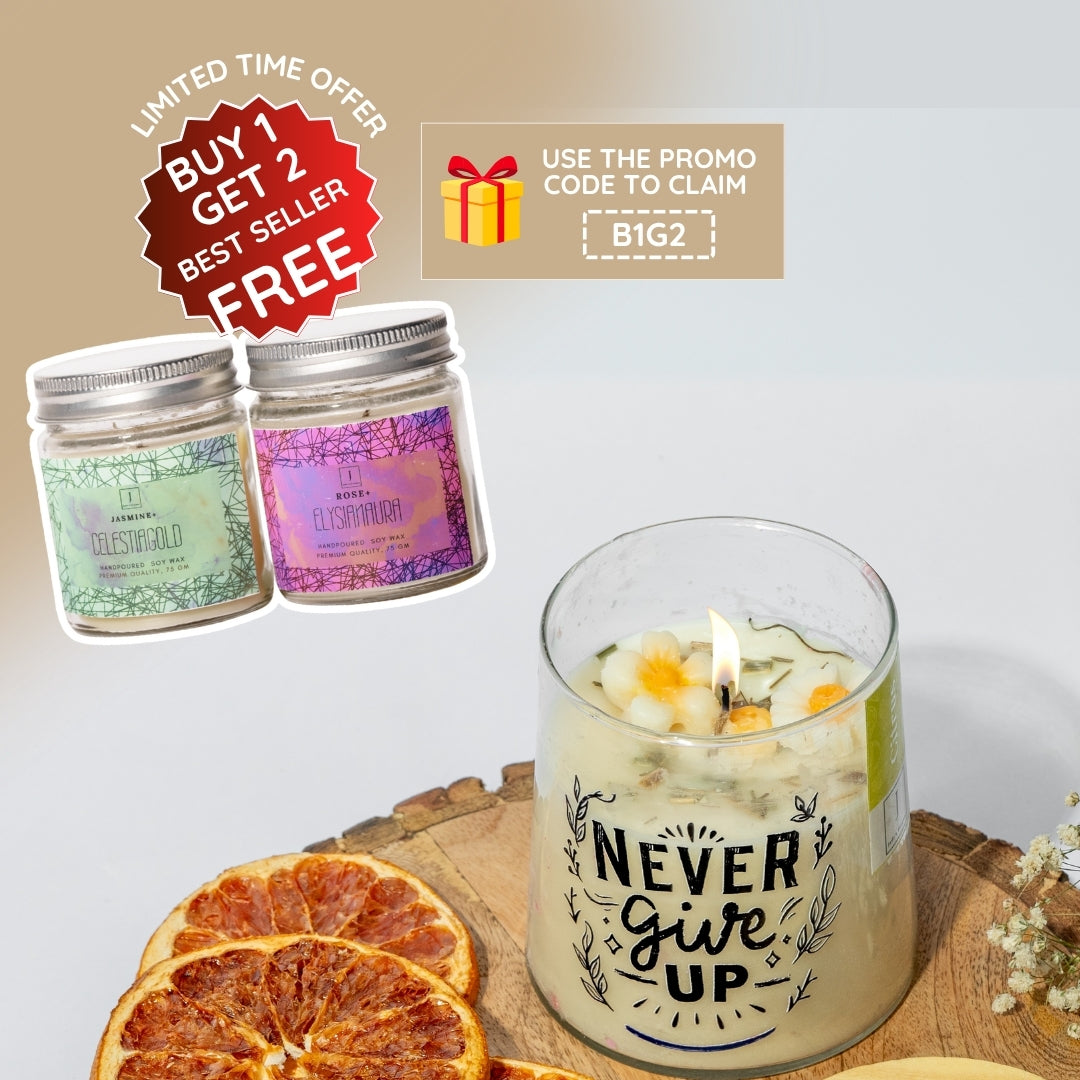 Thoughtful Quotes Citrus Scented Candle