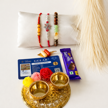 Raksha Bandhan Money DhanYog Crystal Bracelet Gift set