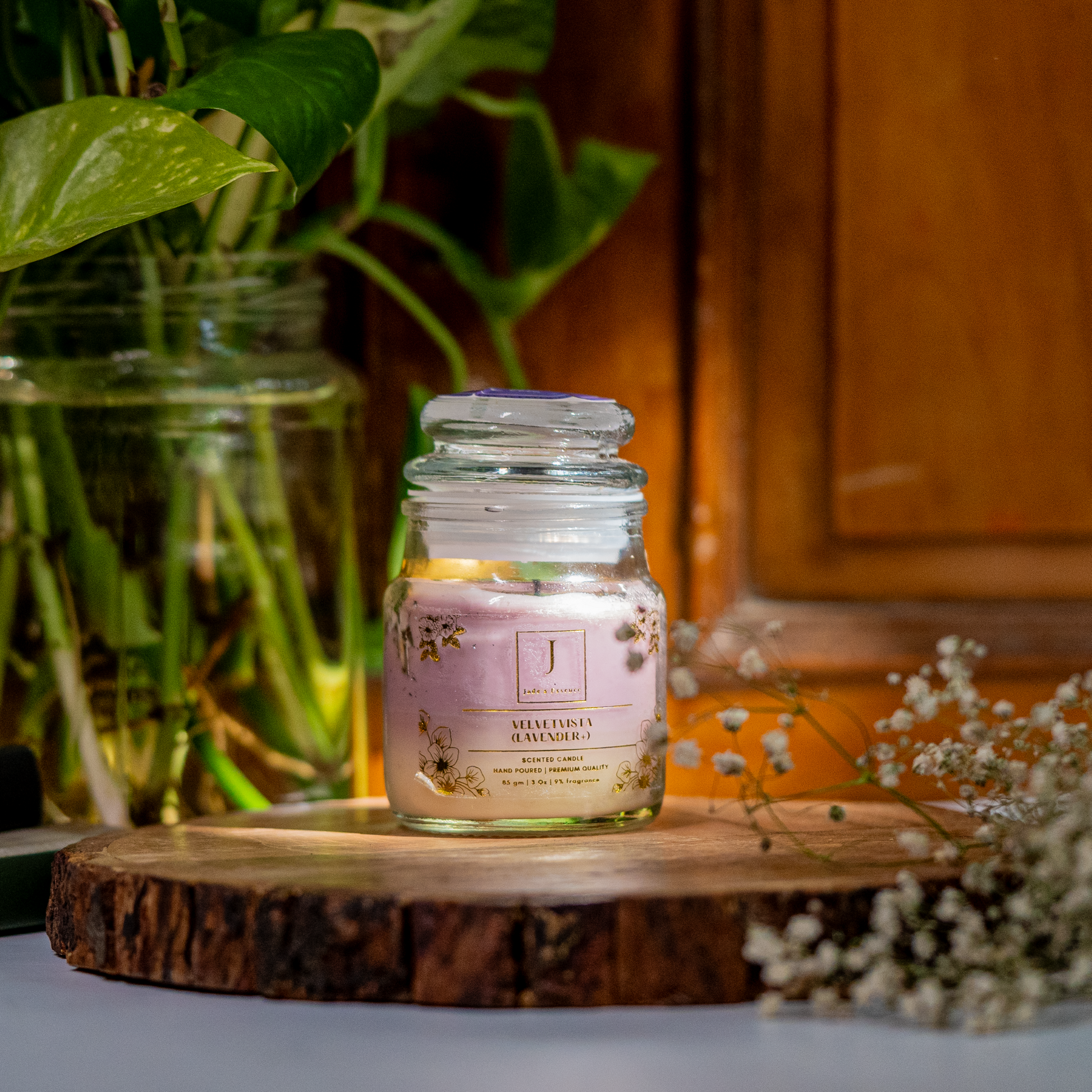 lavender eco friendly scented candle