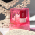 crystal infused eco friendly candle
