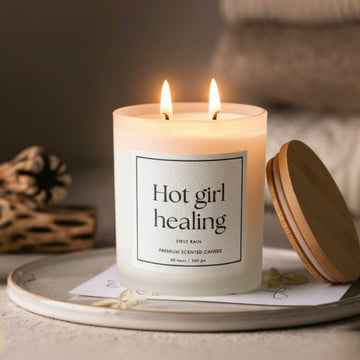 Frosted Glass Candle – Gilli Mitti