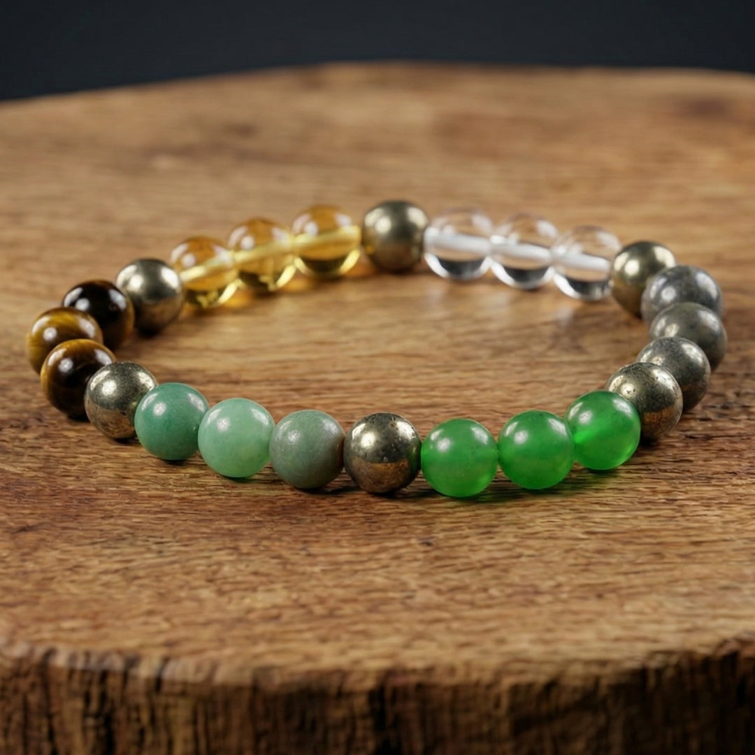 Money Magnet & Pyrite Bracelet Combo (Abundance Duo)