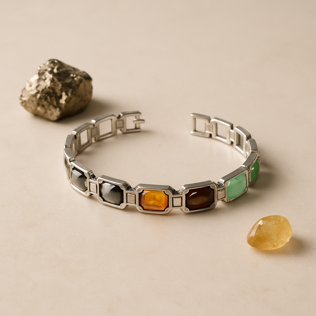 Certified Metal Money Magnet Band Bracelet