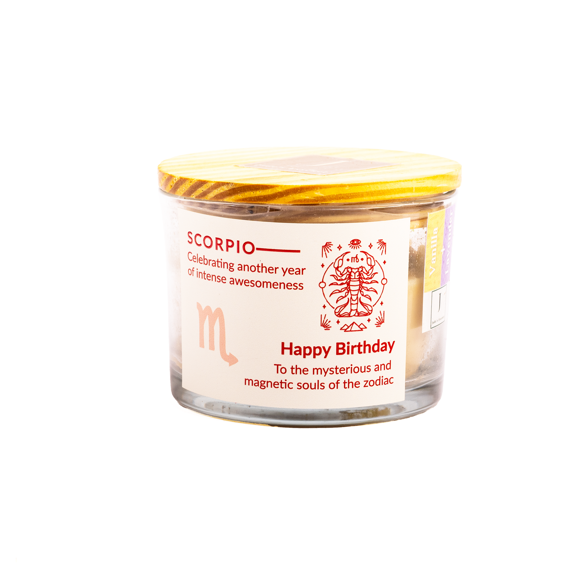 Scorpio Mystique Candle
Scorpio zodiac candle with an intense and alluring scent, capturing Scorpio's depth and passion.
