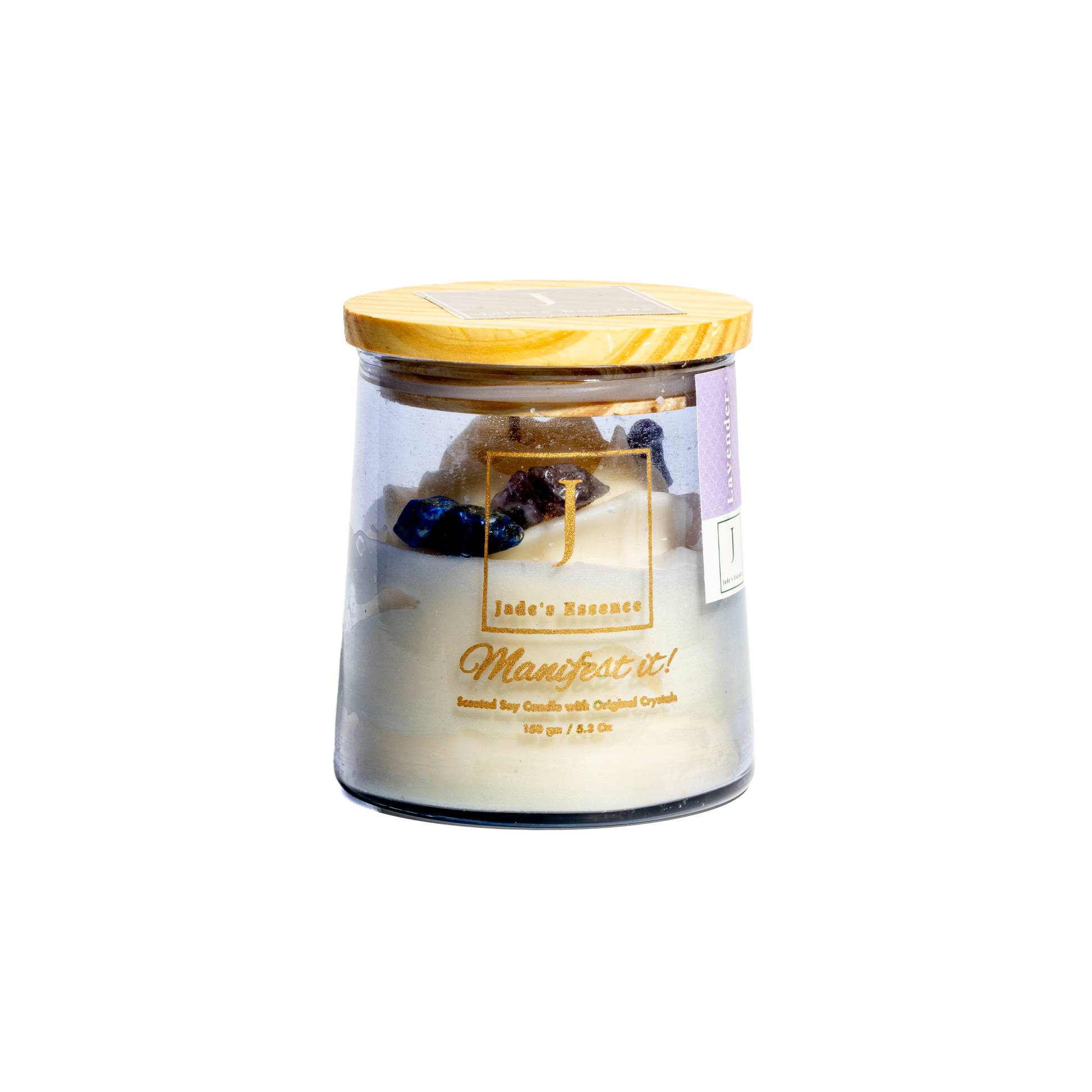 crystal infused scented candle jades essence