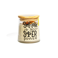 eco friendly scented candle with jute fiber wick 