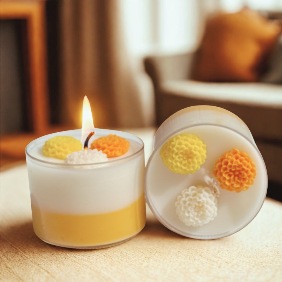 eco friendly candle summer bloom 