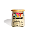 eco friendly jute fiber wick scented candle 