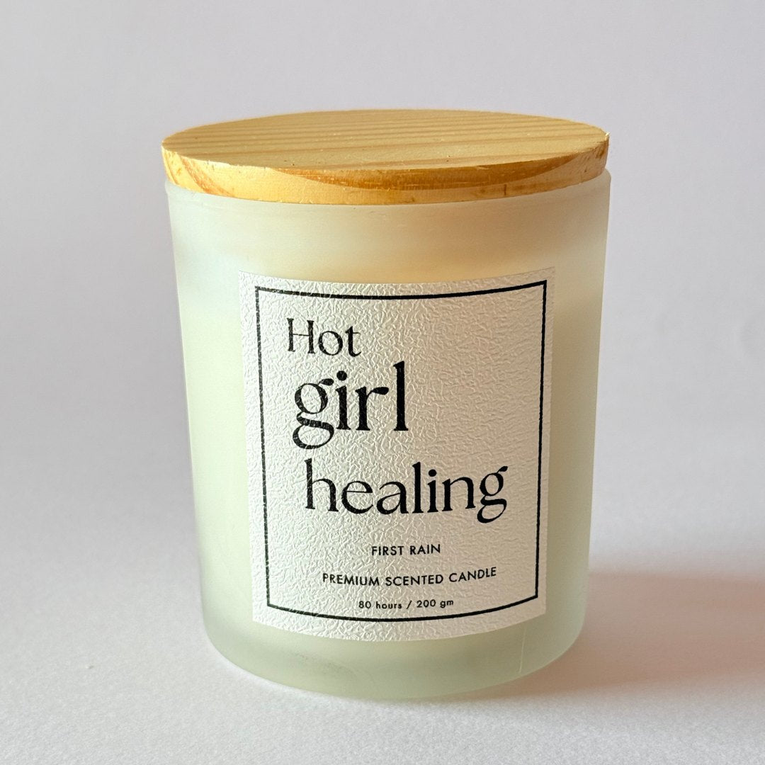 Frosted Glass Candle – Gilli Mitti