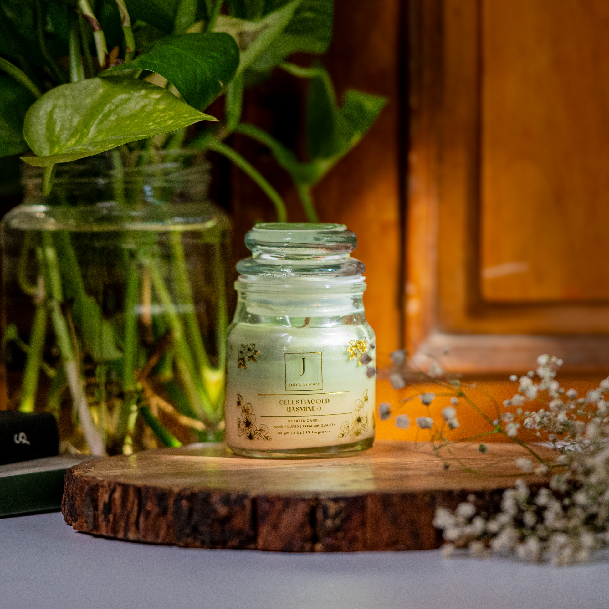 ecofriendly GIFTING  jasmine scented candle