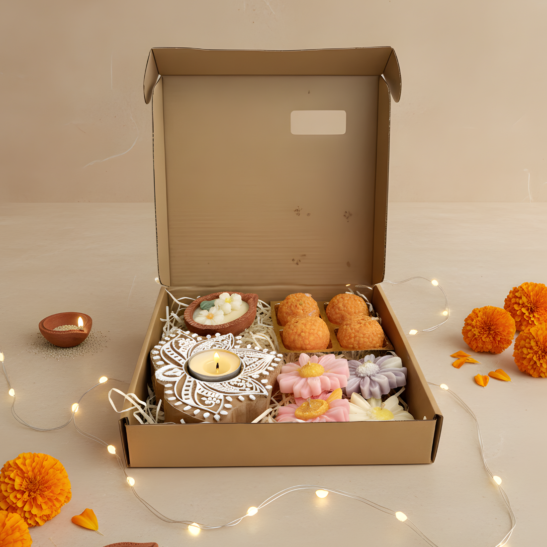 Divine Lotus Glow Diwali Gift Hamper