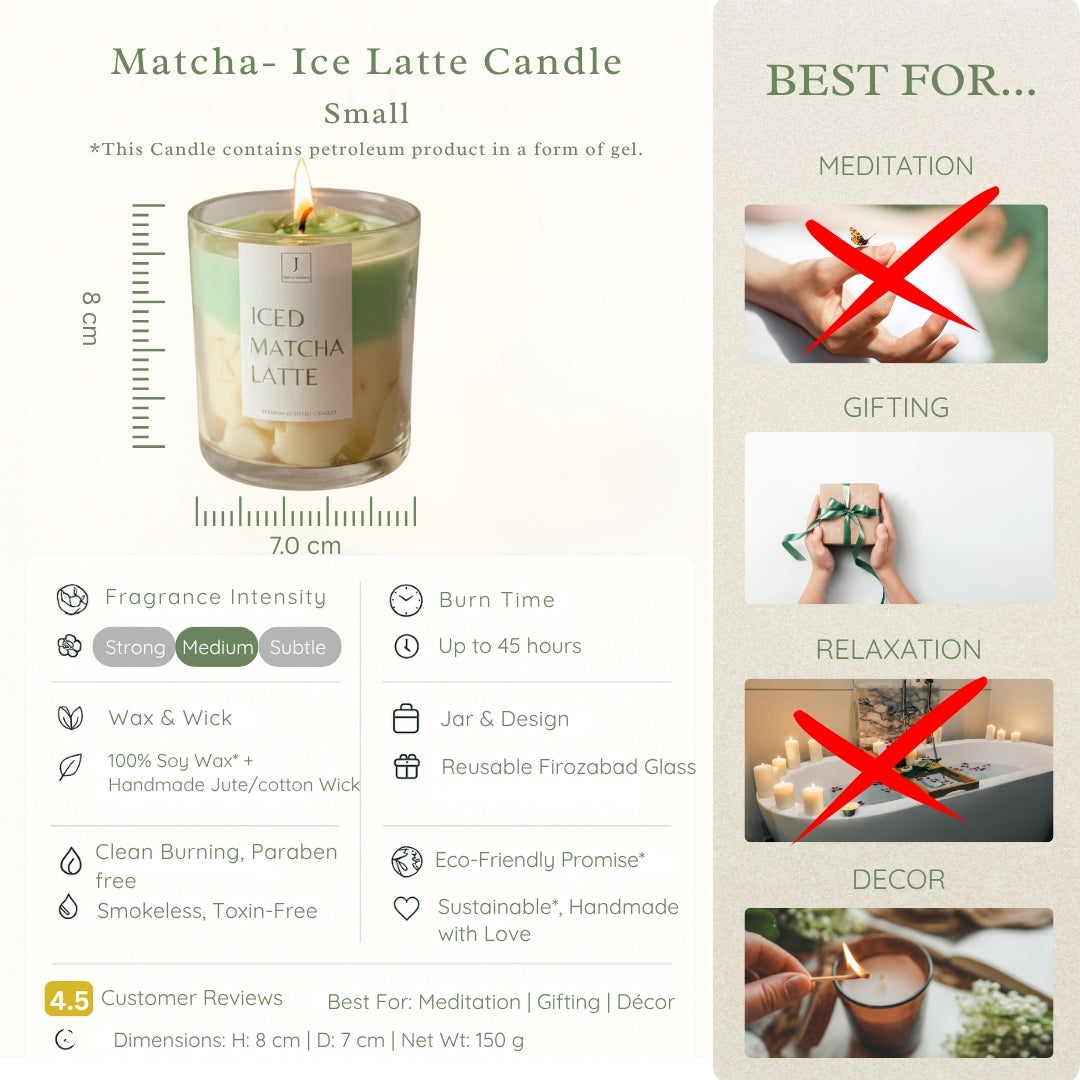Iced Latte Small - Matcha Candle