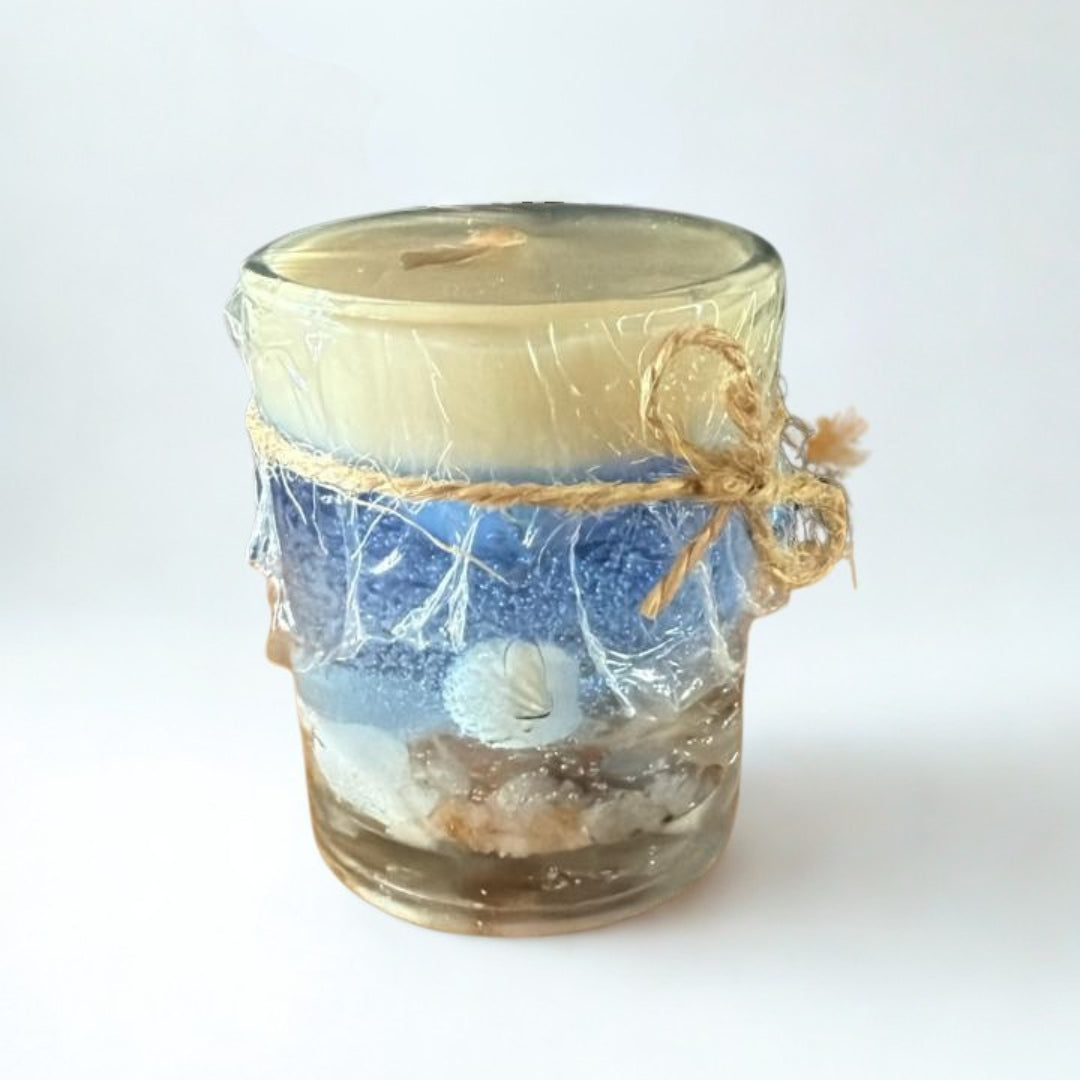 ocean theme eco friendly candle