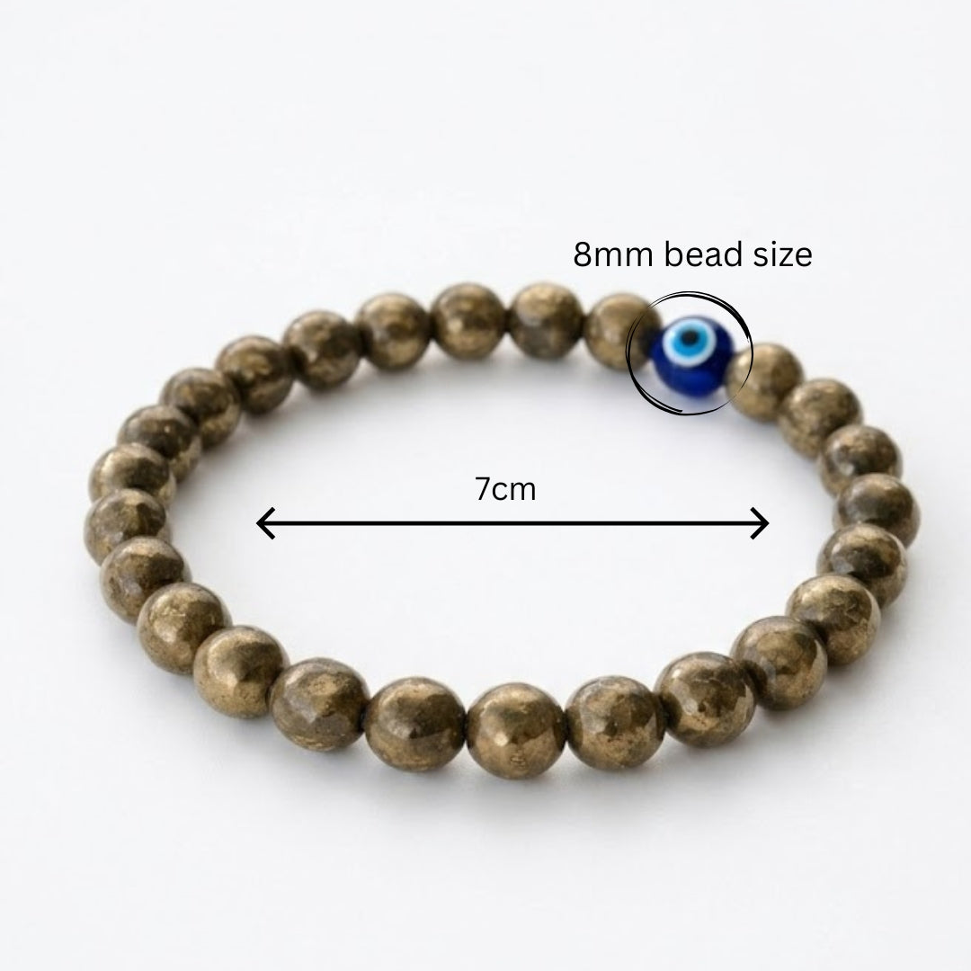 Certified Wealth Creation Bracelet Pyrite with Aura Cleansing kit